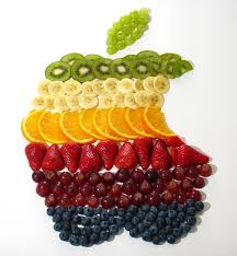 The Itunes App Store Is Thriving - Apple Logo Rainbow Fruit 1