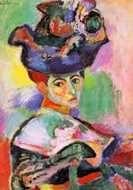 Woman with hat: his wife Amélie, colors: looking for a reaction from the viewers, warm/cold colors reverse   Red Room: Flatness , delicate patterns, composition & colors: feeling 