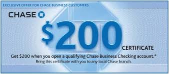 chase bank coupon