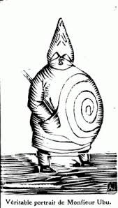 Ubu Roi a Woodcut by Alfred Jarry