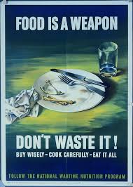 1940s food rationing poster